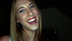 cute amateur blonde sucks cock in gay scene