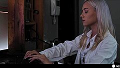 Blonde Doctor USED and BEGS for CREAMPIE!