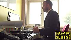 busty sub milf's ass destroyed before cum taste