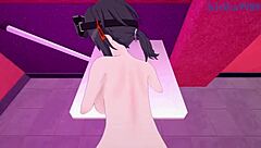 grace howard in intense scene from zenless zone zero hentai