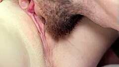 close up of intimate licking and fingering leading to real orgasm