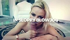 Hot Busty Tutor Sucks Dick And Gives Footjob Reward!