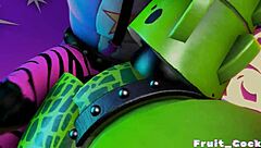 in this gay video, the fnaf credit fruit cock is featured prominently.