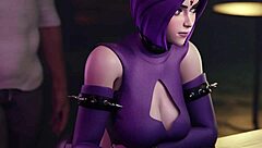 Ravens Cutting Loose With Big Black Cocks In Spanish Hentai Cartoon Anime!