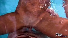 Sensual Fuck With Brunette In Pool!