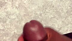 Pornstar Gives Huge Cumshot All Over Bathroom Counter in Close Up POV.