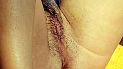 natural girl enjoys nudism on public beach