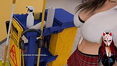 Sexy college bookworm in stockings exposes upskirt at brothel