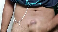 he cant resist masturbating his big cock