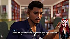 Sexy college bookworm in stockings exposes upskirt at brothel