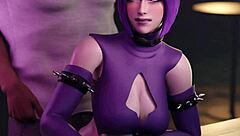 Ravens Cutting Loose With Big Black Cocks In Spanish Hentai Cartoon Anime!