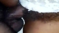 this housewife with black panty seduces me to taste her pussy