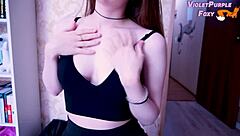 Teen Explores Nipple Pleasure for First Orgasm