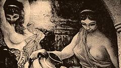 Vintage Erotic Drawings From Antique Retro Collections Of Hentai Cartoon Anime Art