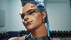 Mei Trains in Doggystyle Futanari