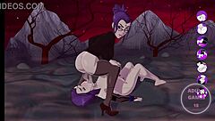 Raven fucks herself in futanari version!