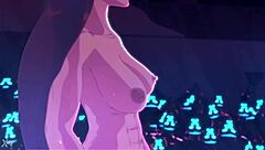 Damn, that's so exciting watching this public outdoor hentai cartoon anime adventure