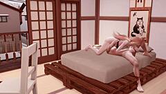 he teases me in 3d japanese hentai so i tease him back