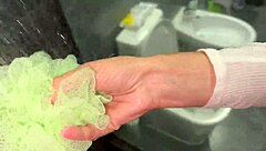 my step mom made me wash and cum in the shower