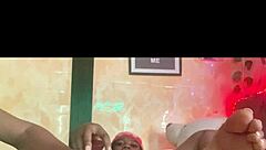 anitawetpussy screamed loudly as her wet pussy got fucked, even with the water tap on.