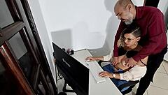 Harassment confronts the new employee on the first day of work.