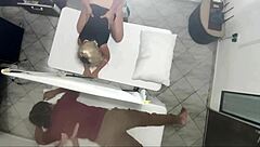 Real video of masseur fucking wife next to cuckold husband