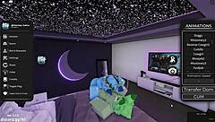 Roblox毛茸茸同性角色激烈口交场面