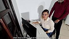 Harassment confronts the new employee on the first day of work.