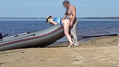 i met a lady tourist who befriended the boatman in the game