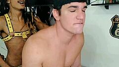 milf fucks stripper for first time 😈