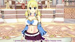 Lucy Heartfilia Sucking Deepthroat in Fairy Tail Full Version on Sheer Fantasyking3