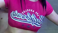 having fun sex in the bathroom with my best friend