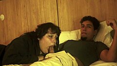 Stepmother's Stepmother Shoves Cock In Mouth, No Mercy, Fills With Cum Like Slut