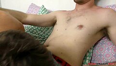 Big Dick Twink Fills Hairy Hole Bareback