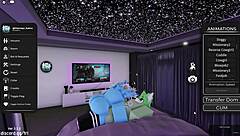 Roblox毛茸茸同性角色激烈口交场面