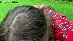 Lesbian Best Friend Sucks Dick On Park Bench!