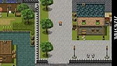 Makina explores the city of ruin in hrpg fallen episode 005