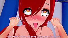 Parasoul in bikini ahegao fucked on beach!