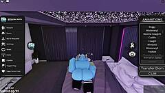Roblox毛茸茸同性角色激烈口交场面