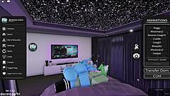 Roblox毛茸茸同性角色激烈口交场面