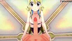 Lucy Heartfilia Sucking Deepthroat in Fairy Tail Full Version on Sheer Fantasyking3
