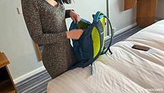 Stepmother Shares Hotel Bed And Ass With Stepson In Anal