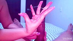 step sister teases college neighbor with prostate massage