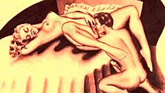 Detailed Vintage Erotic Drawings from Antique Comics.