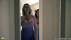 Vicky Vette and Melissa Lynn as busty milfs paying rent