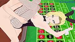 Android 18 Bunny Girl and Chi-Chi Bunny Girl Intense Sex in Dragon Ball Hentai