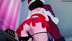 Elastigirl Sucks The Wrong Santa In Full Incredibles Movie!