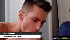 Twink Trevor Harris Deepthroats Monster Cock in Bareback Compilation.