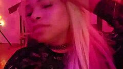 angelg and kuzz in halloween interracial monster cock fun