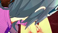 eula relaxes by the pool in genshin impact part 1